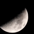 从白天到夜晚，不停的用望远镜和相机拍摄月亮表面