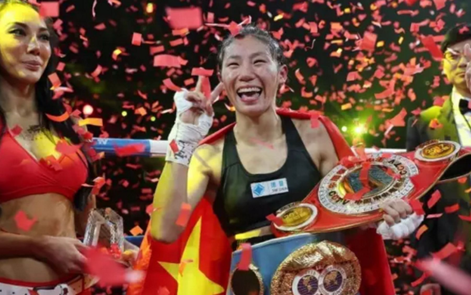 90后中国拳击女神，一个回合内打趴日本女拳王，排名世界第二