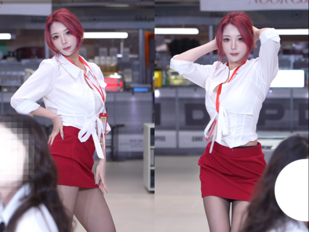 她来了她来了穿着短裙走来了