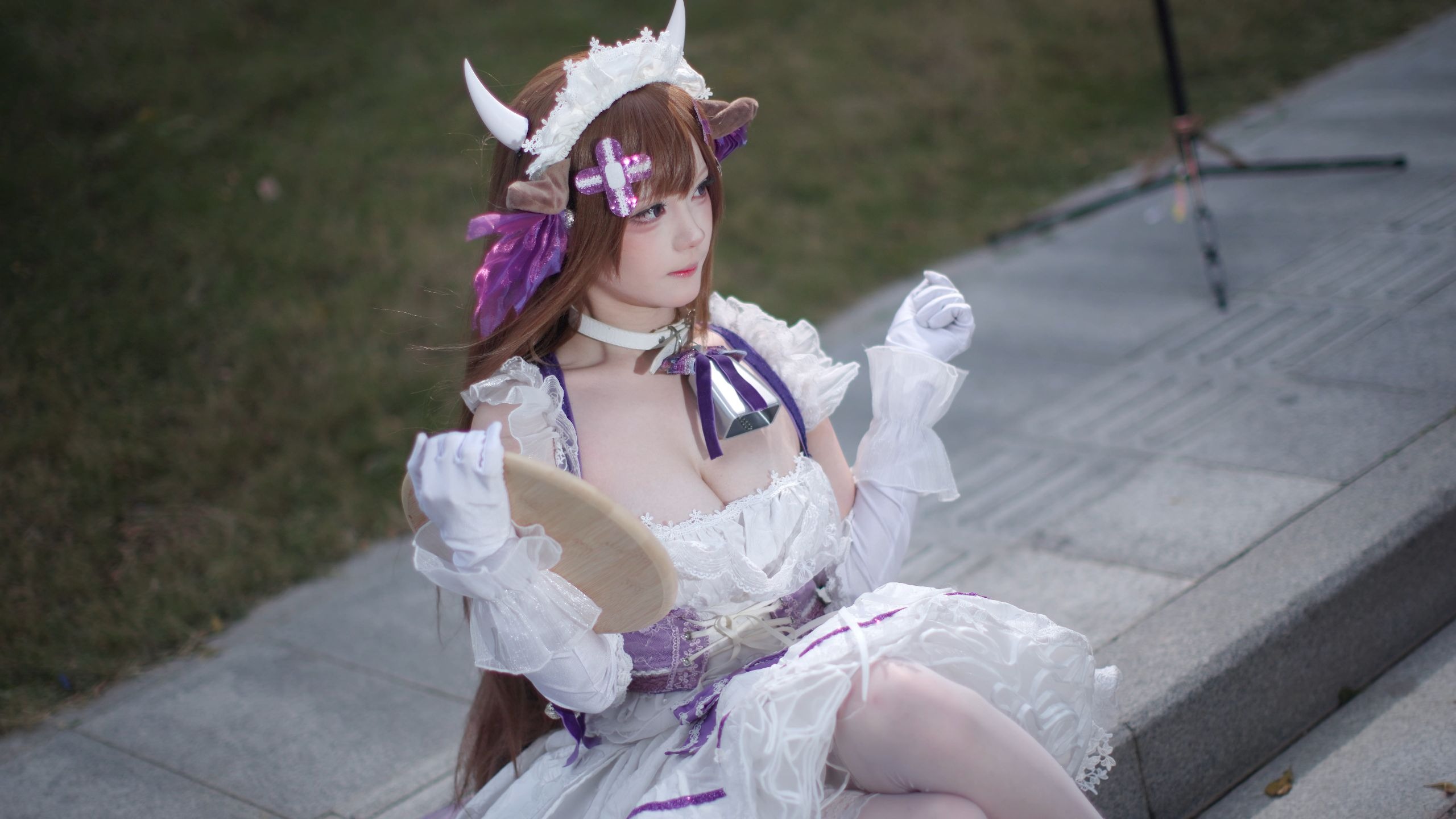 【8K】画质极致体验 元旦 萤火虫 2026 漫展 樫野 女仆 cos 路人视角 by EOS R5c