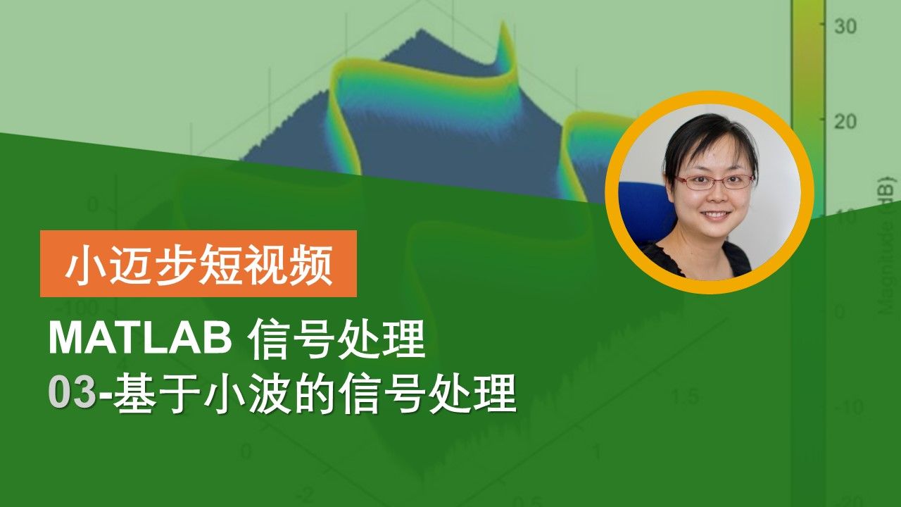 使用 MATLAB进行信号处理 P03 – 基于小波变换的信号处理