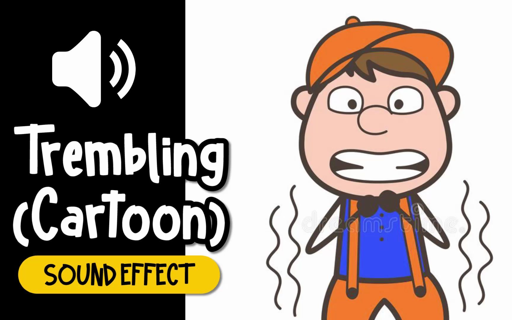 发抖 寒冷 惊吓 害怕 卡通 音效 (HQ)