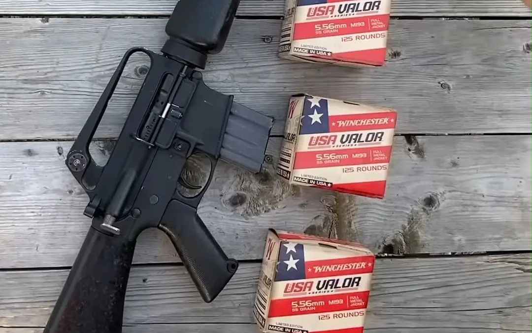 m16a1突击步枪试射