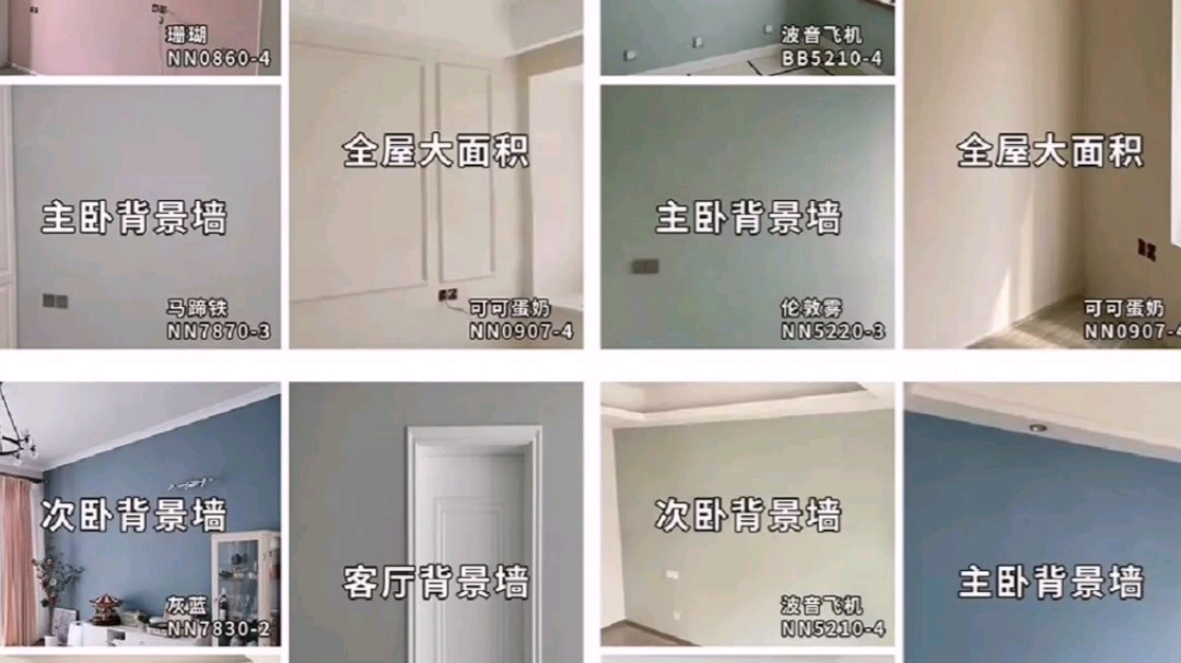 【淮安装修】现在很多业主都不太愿意做复杂的背景墙,都会选择乳胶漆调色。今天来给大家盘点乳胶漆调色的色调建议! - 视频下载 Video ...