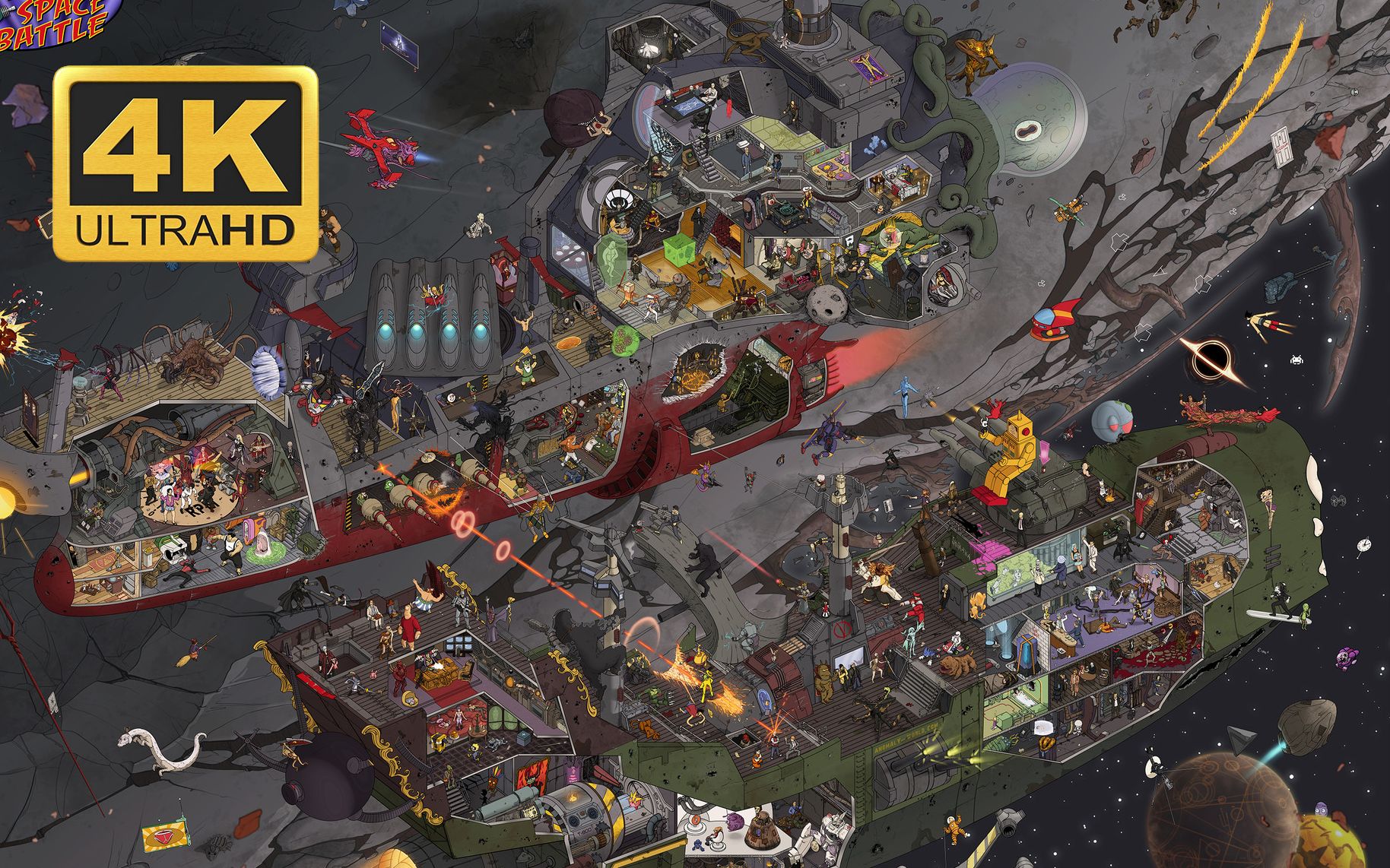 4k60fps收藏级画质gm的秘密基地ultimatespacebattle全图版让我们一起