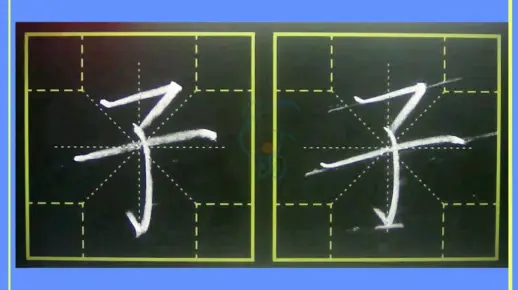 子字笔顺笔画口诀练字笔法练字嗡嗡先生书法课堂