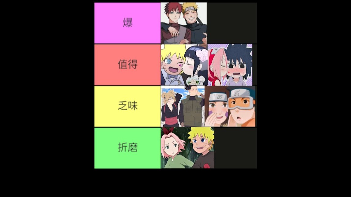 CP排名！宇智波带土.野原琳！火影忍者!