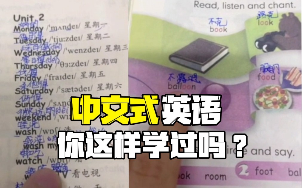 五年级学生英语课本标满中文，网友：仿佛看到了童年的自己