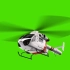 【绿幕素材】4K 民用直升机 多个角度绿幕视频素材 无水印！
