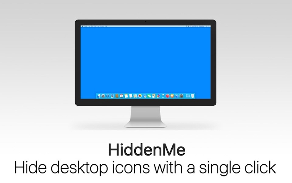 【Mac】21: Hiddenme - 一键隐藏桌面图标的小工具