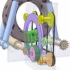 环型缠膜机，外形和结构与环形自耦变压器绕线机很象