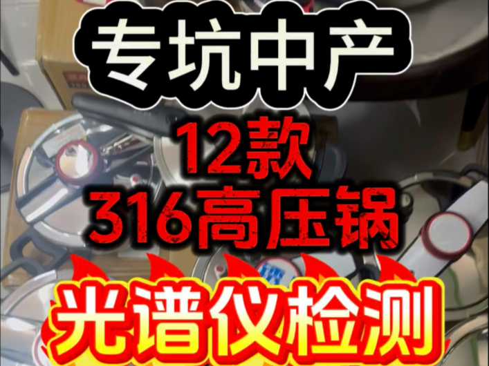专坑中产的316高压锅#高压锅 #压力锅 #316不锈钢 #打假 #强尼祖