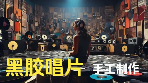 制作手工唱片转盘的过程,韩国模拟音频工匠