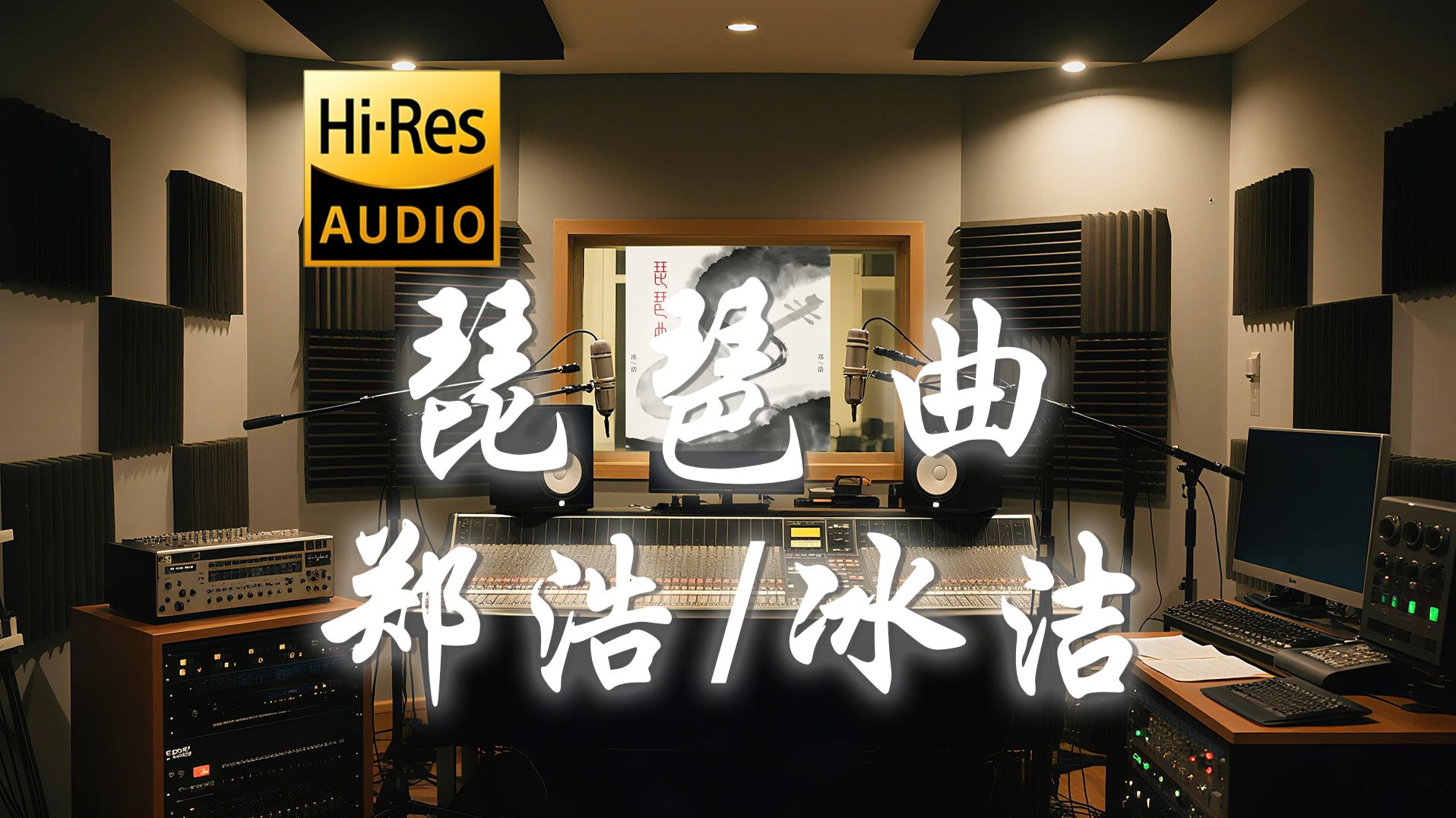 【𝐇𝐢-𝐑𝐞𝐬·无损】郑浩 x 冰洁《琵琶曲》歌词纯享版 - “弹一首琵琶曲 世人争相思意 坐高楼赏小曲 抚琴声想起你”