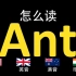 蚂蚁Ant的英语读法,你读对了吗？|美音&英音&澳大利亚音&印度音