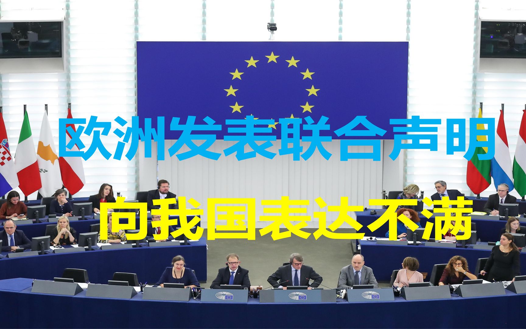 为表达不满，欧洲多国发联合声明，称中国制裁让他们感到“屈辱”