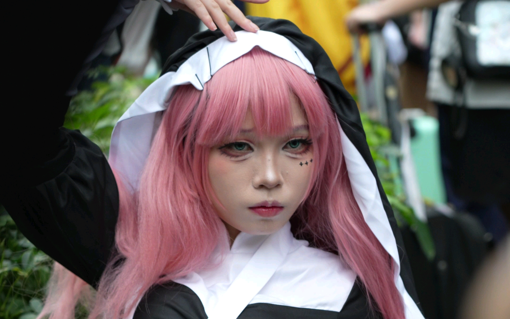 Sister Chidinot cos] - Dreaming of becoming a magical girl cos, pink is too cute, black and white so match ～ May 1 firefly field photo