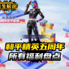 盘点和平精英五周年所有福利_游戏热门视频