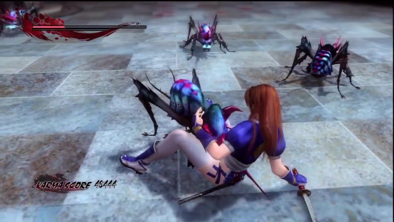 ninja gaiden3 razors edge kasumi ryona insect