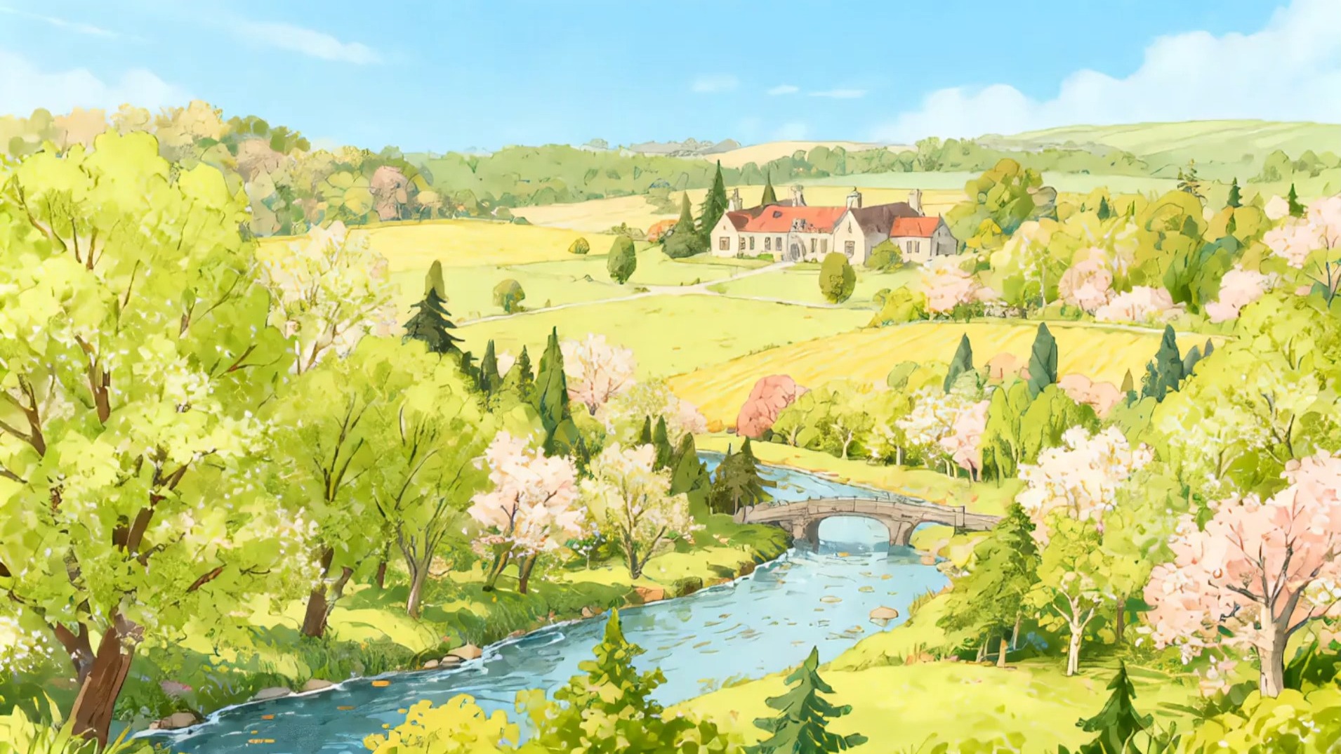 你愿意在这样的庄园隐居吗？