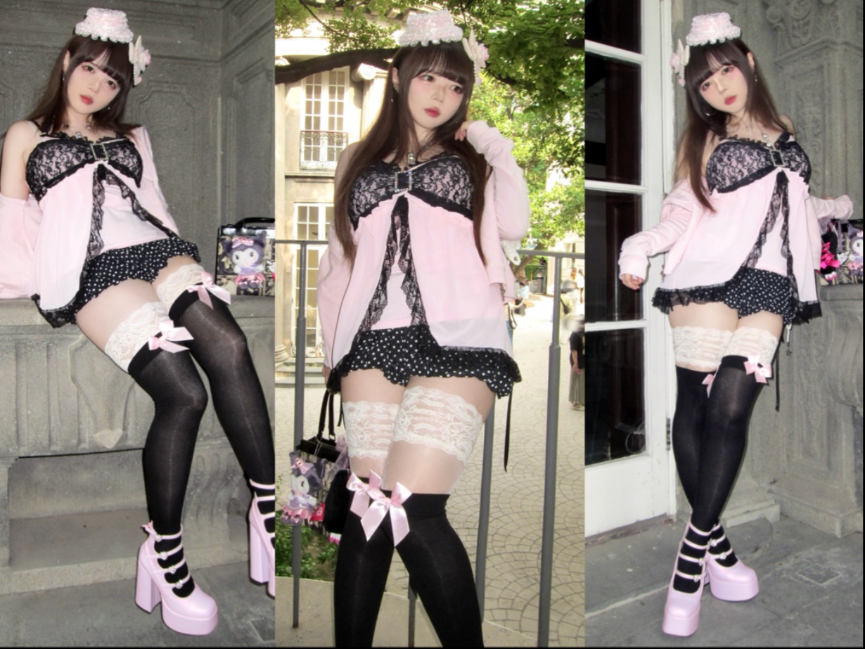 The girl with meaty legs who looks like a Gal manga character...☆Microfat Outfit｜Shanghai Play