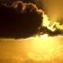 E232 唯美金色云霞太阳穿梭云层金光万丈日出日落大自然景色空镜头实拍视频素材