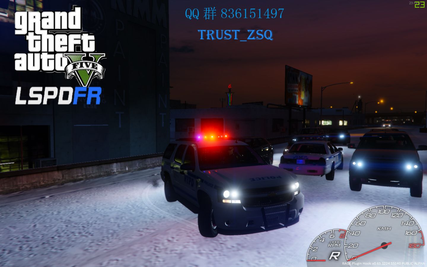 gta5 lspdfr(第41天)帮派区交火/各警匪追逐/雪佛兰/nypd