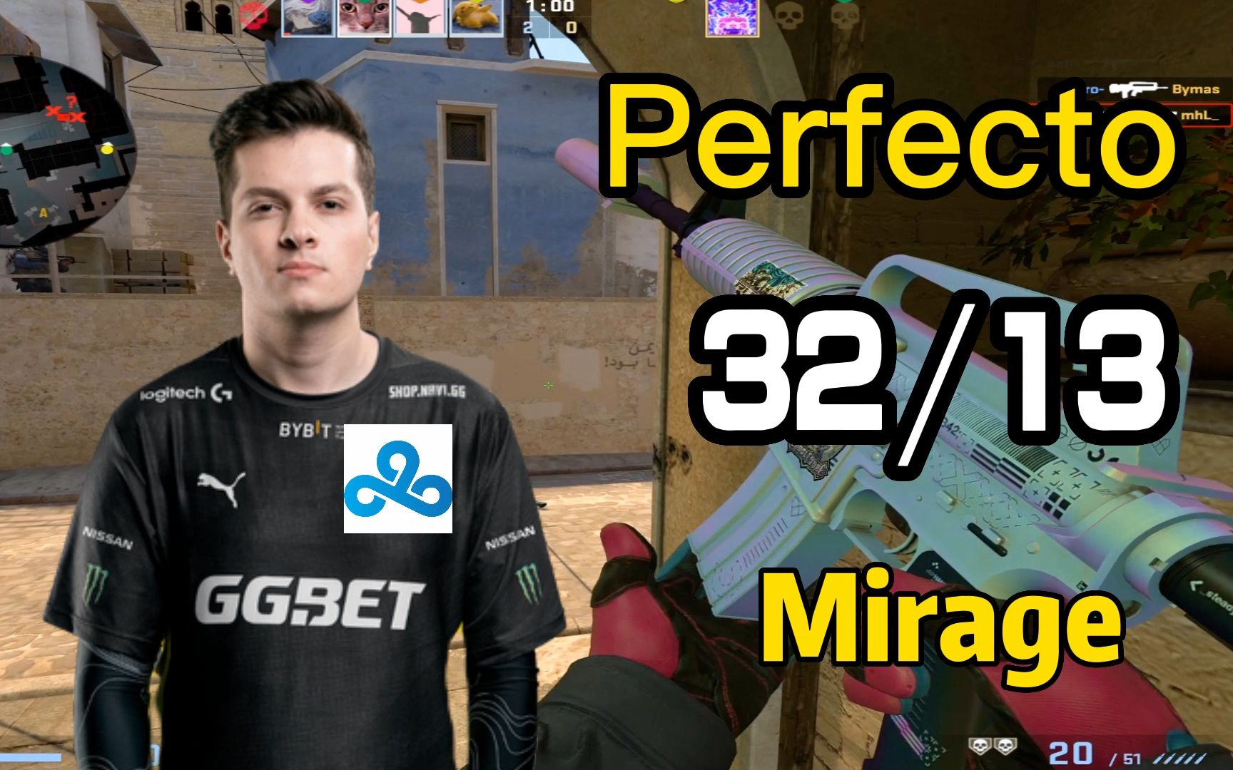 【perfecto】c9 残局大师 32 13） Faceit第一视角 荒漠迷城mirage） 2023 08 09 Csgo Pov Demo Csgo Pov Demo 哔哩哔哩视频