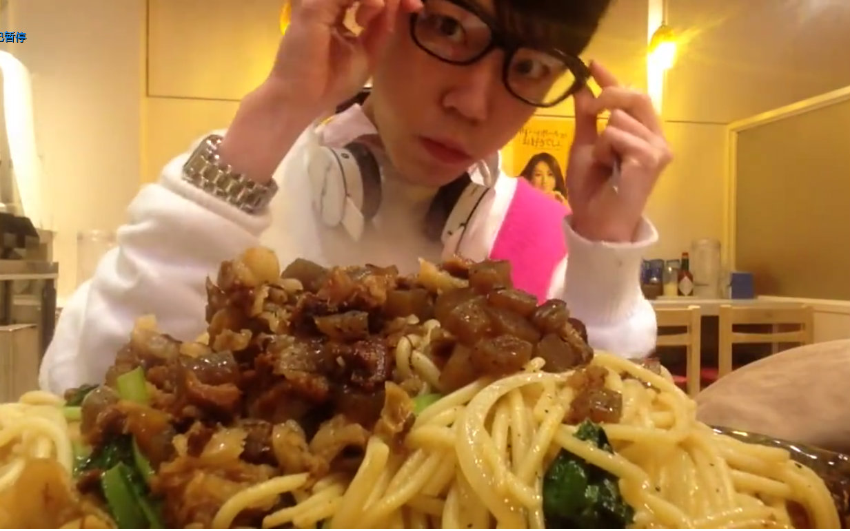 【日本大胃王】Draco小哥吃面 加速+正常视频