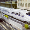 N比例火车模型沙盘 中国火车模型 高铁 CRH2 全速运转