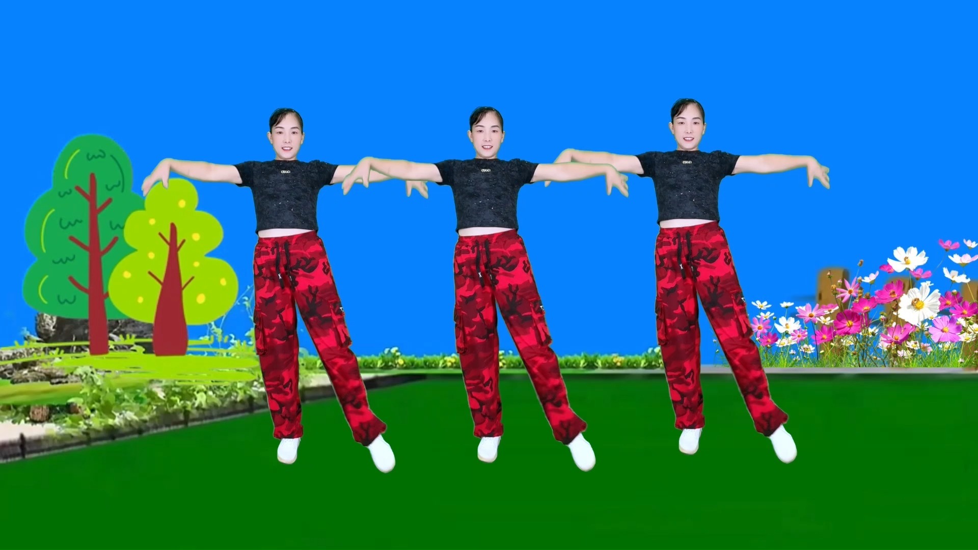 DJ广场舞《月下情缘》64步，正面附教学