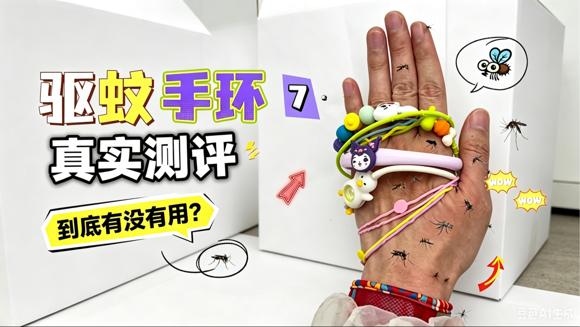 那么多网红带货的这个驱蚊手环真的驱蚊吗？