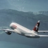 瑞士航空全新庞巴迪CS100穿越瑞士卢塞恩湖