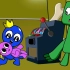 彩虹之友：小蓝玩抽奖机抽中一个小粉，小绿羡慕不已！