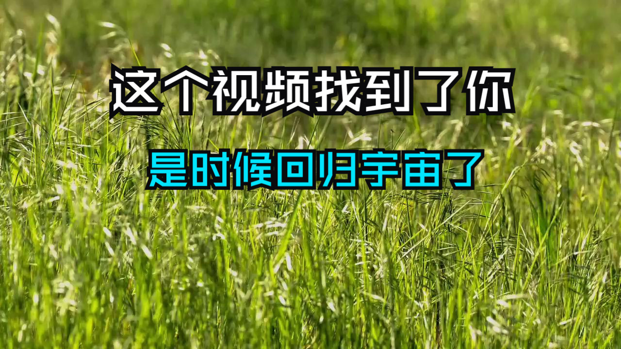 这个视讯终于找到了你！你是被天道遗落的“皇族”，是时候回归宇宙了，倒计时只剩最后72小时！