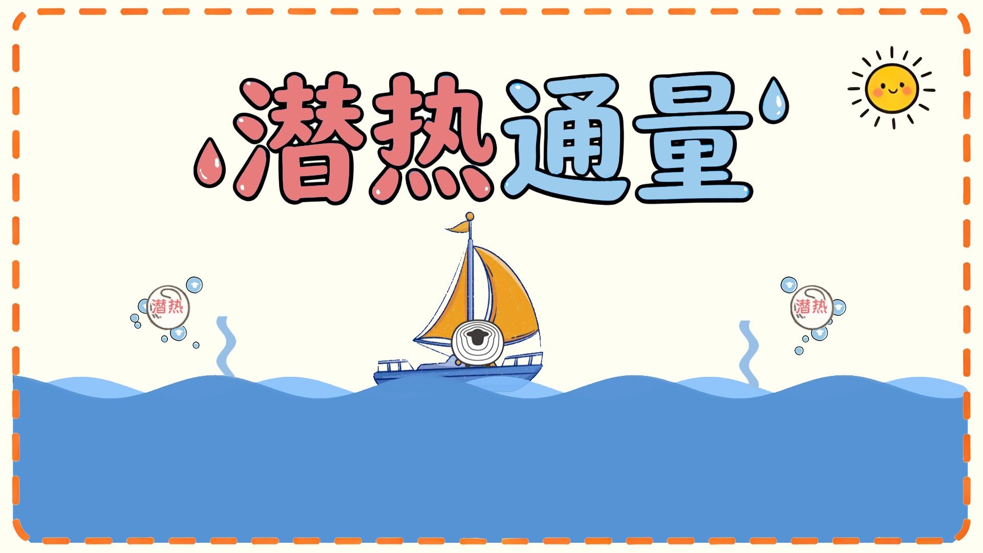 潜热通量，搞懂它对理解海—气作用很重要！【羊羊地理｜手绘动画152】