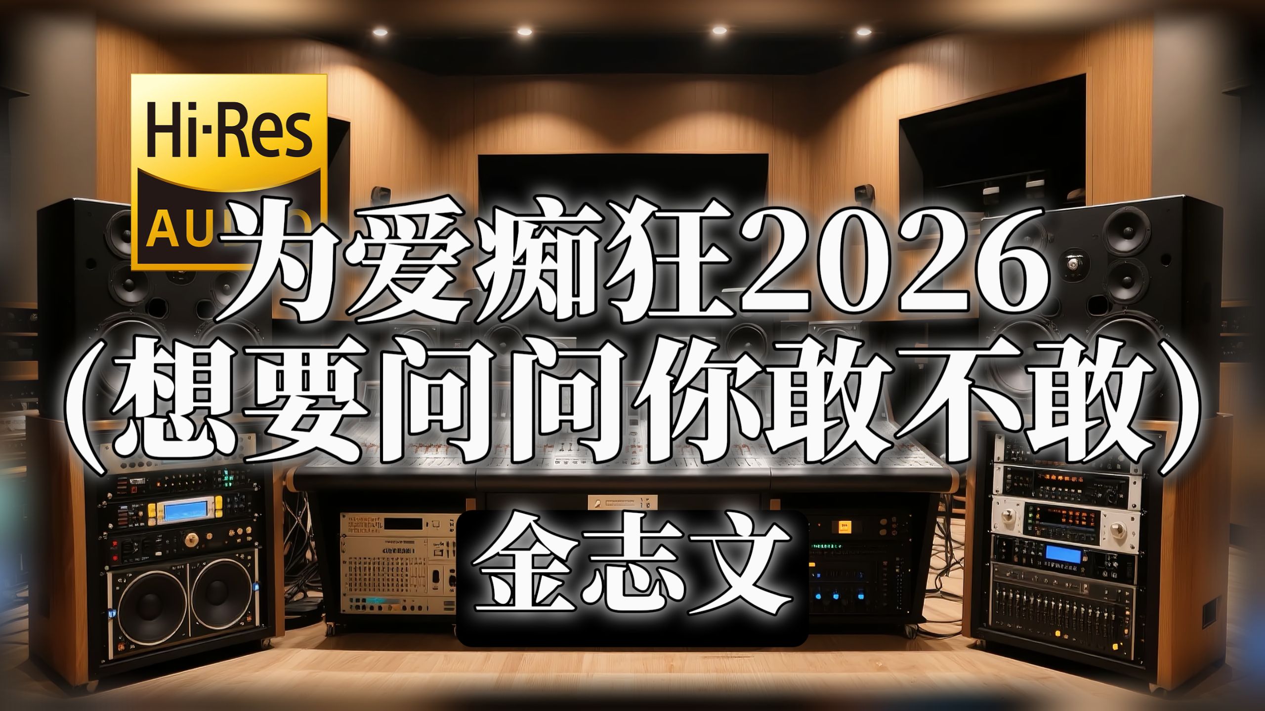 【𝐇𝐢-𝐑𝐞𝐬无损音质】｜《为爱痴狂2026 (想要问问你敢不敢) 》- 金志文 -‘想要问你想不想 陪我到地老天荒’