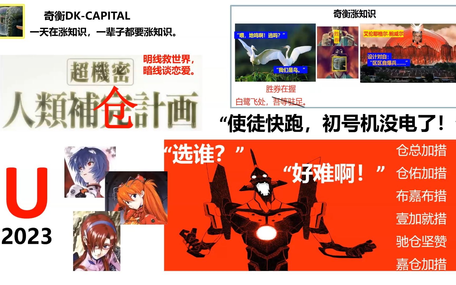 核心机密：人类补仓计划【奇衡涨知识（261）】