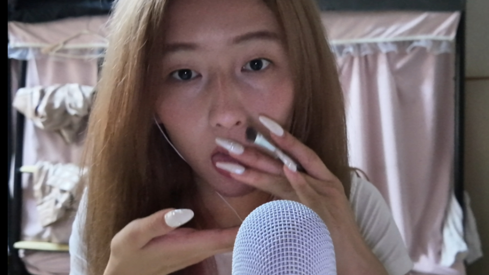 【小芝助眠】美容院的特别护理：唾液护肤口水画（口水多 慎入）