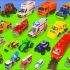 儿童消防车，拖拉机，火车，警车，垃圾车和挖掘机玩具车&能让男孩子安静下来的动画片