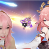 【原神/熟肉】外网cos神子小姐姐分享自己抽神子及武器 气到要咬人*_游戏热门视频