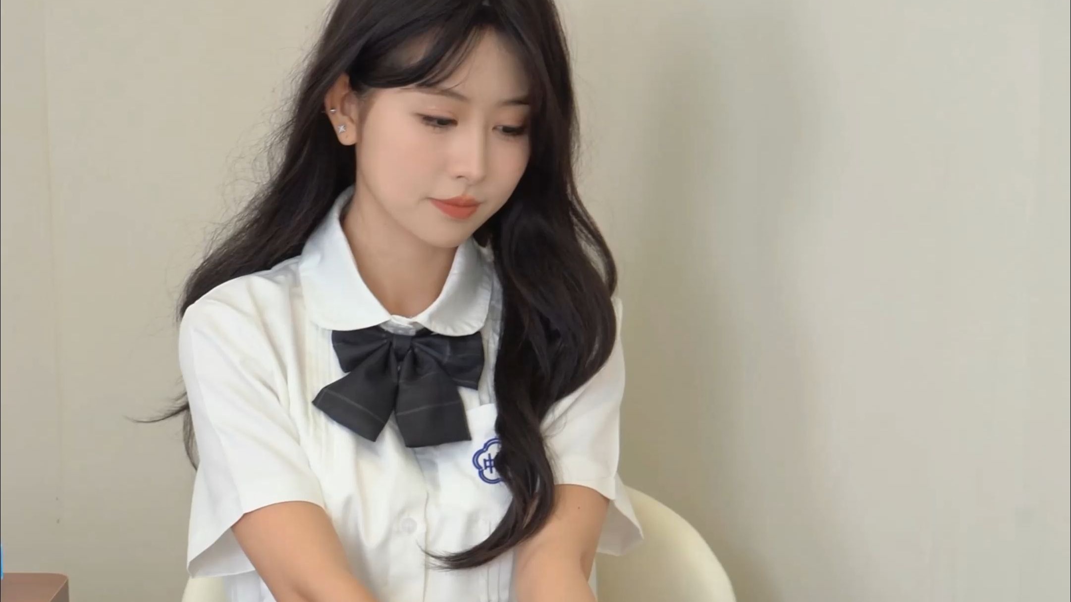 校花，露脚趾，JK制服。4K校花摄影