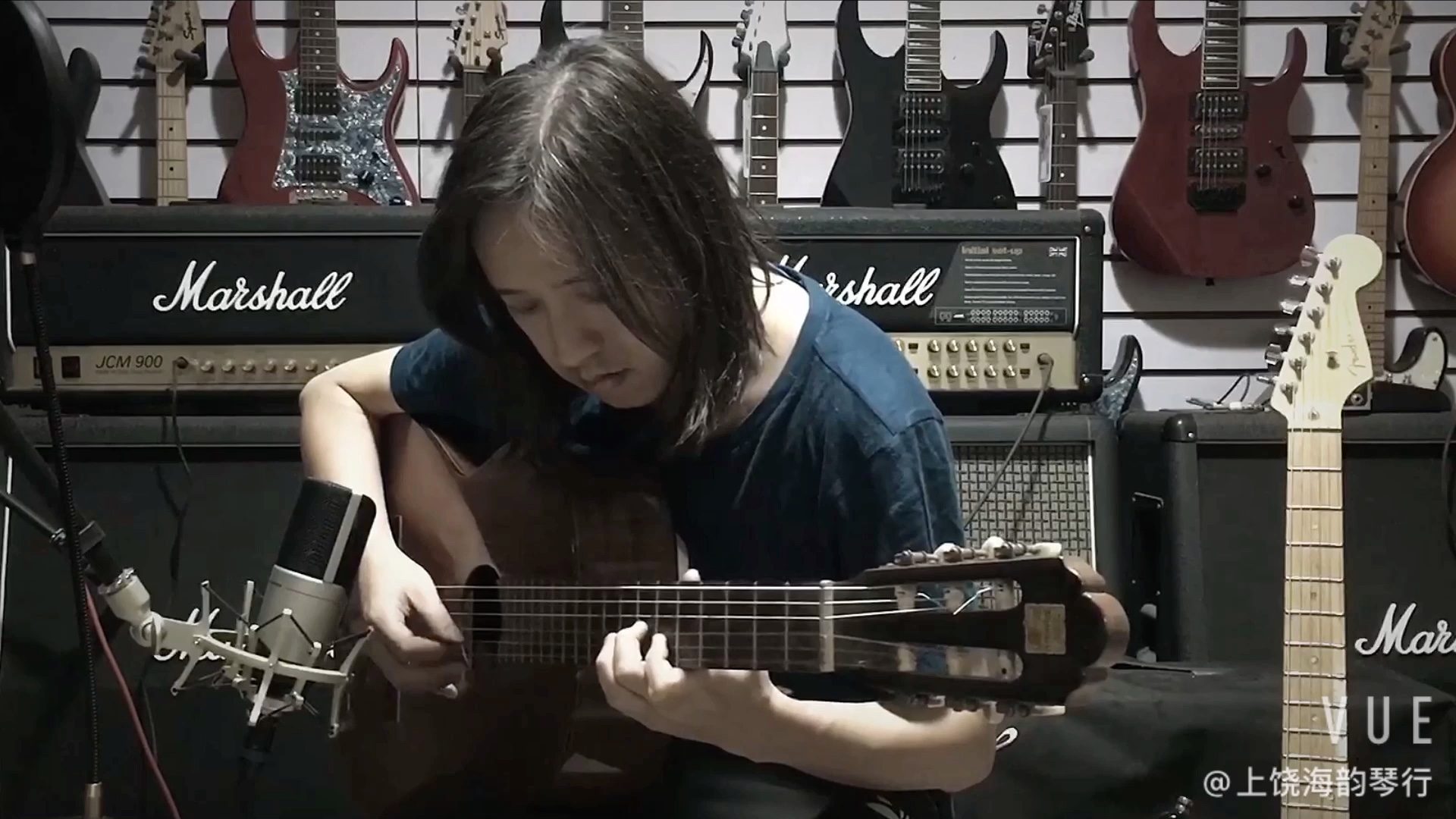 【上饶海韵琴行】刘若英《后来》日文原版Kiroro《未来へ》尾奏吉他solo（cover by 何海涛）～