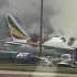 【全网一手视频搜集】浦东机场一架埃塞俄比亚航空的波音777F飞机起火