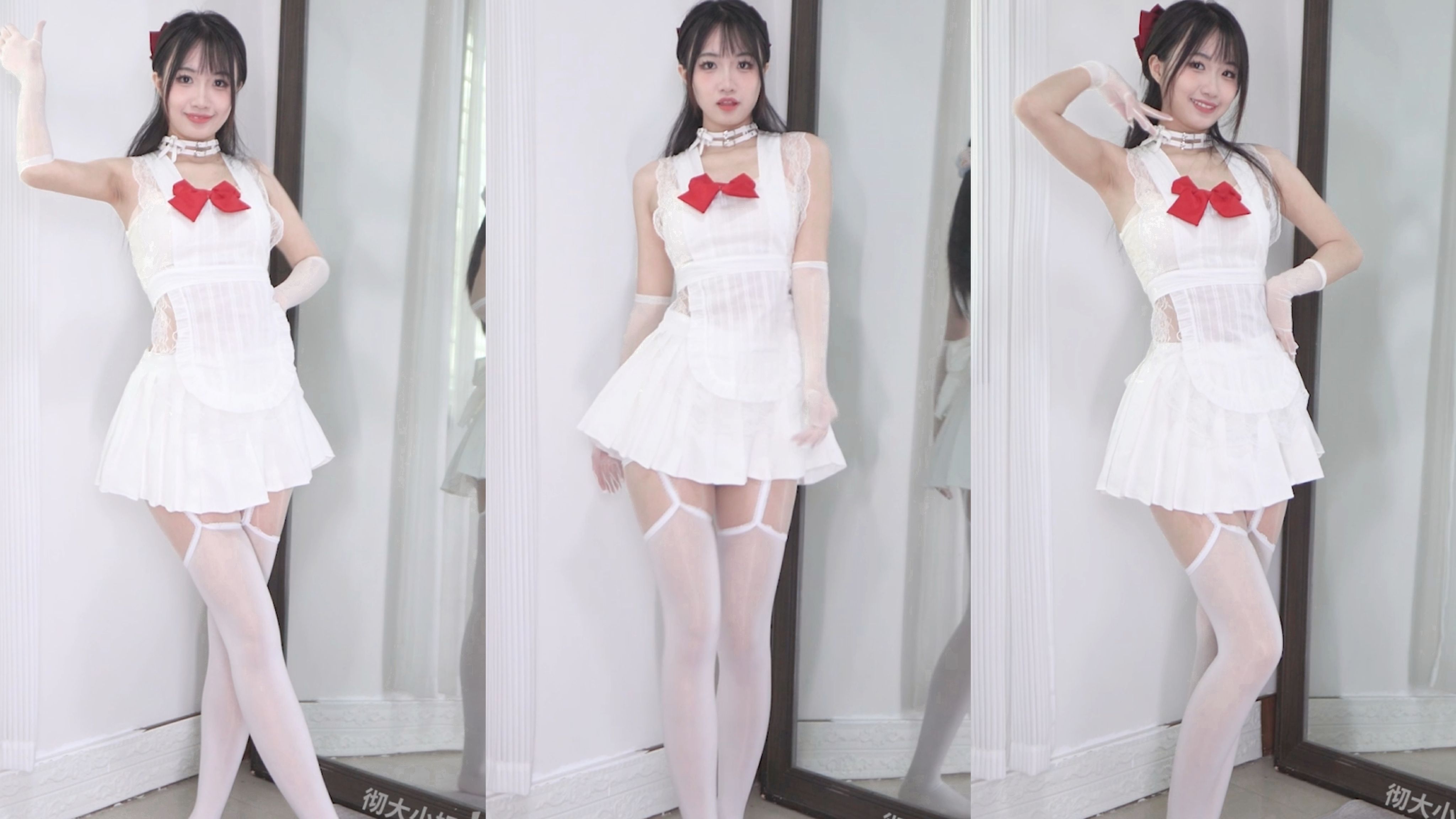 蹦迪把白丝跳脏成灰丝版！