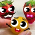水果总动员：萌萌水果这次玩出新花样，草莓、香蕉、荔枝小伙伴一起玩，趣味多多！