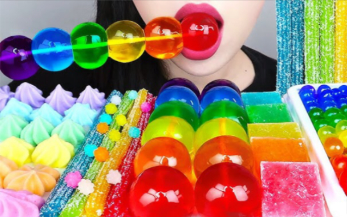 •Hongyu•彩色糖果系：爆爆珠，蛋白糖，彩色果冻球，跳跳糖，琥珀糖