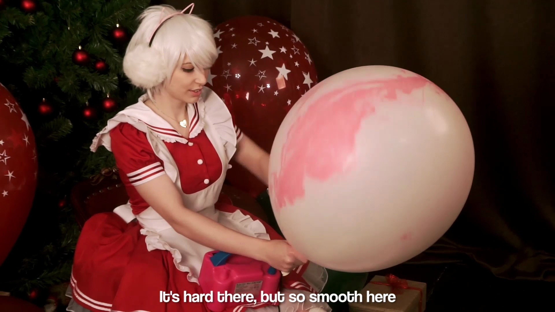 SF 圣诞装充爆气球pop