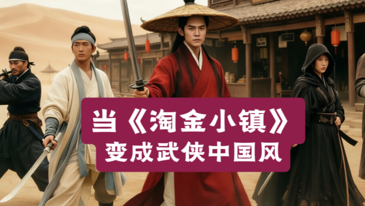 当周杰伦的《淘金小镇》变成武侠中国风，直接帅爆了！