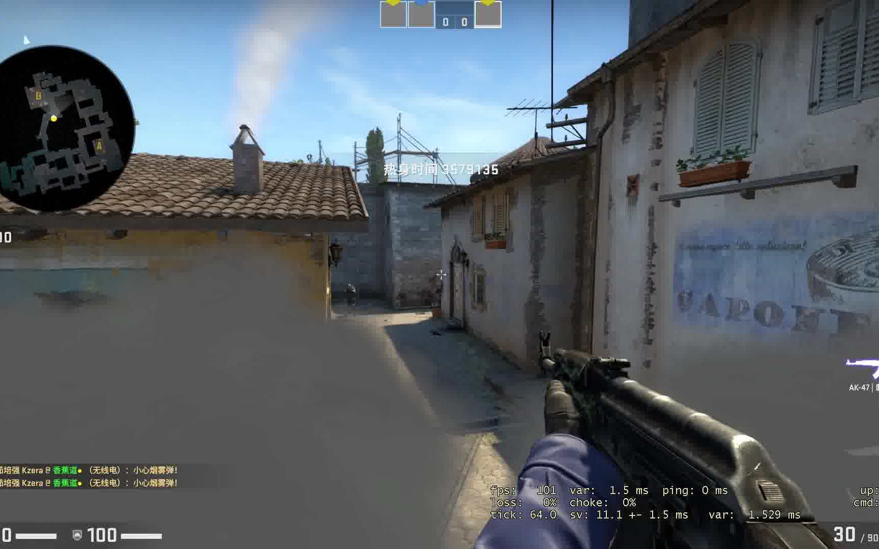 csgo炼狱小镇自制双人偷人烟